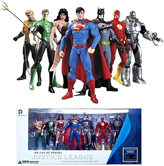 DC Collectibles Justice League 7-Pack Action Figure Box Set