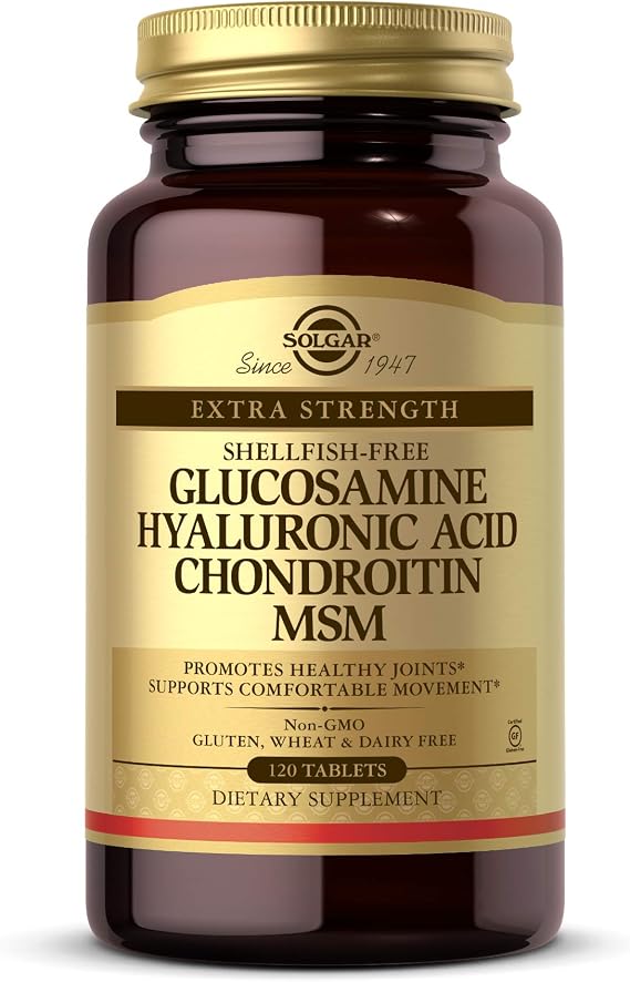 Solgar Glucosamine Hyaluronic Acid Chondroitin Sulphate, 60 Capsules