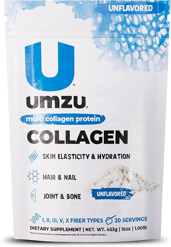 UMZU zuCollagen Collagen Peptides Powder, Unflavored