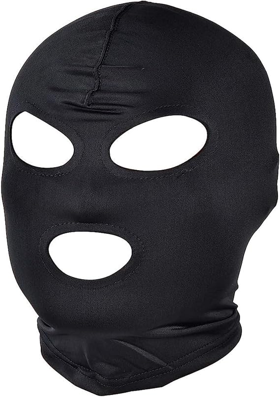 Soochat Full Cover Spandex Zentai Hood Mask Elastic Breathable Open Eyes And Mouth Cosplay Halloween Costume Hood Mask