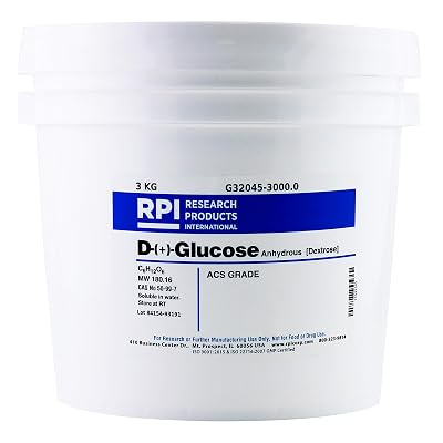 D--Glucose [Dextrose Anhydrous], ACS Grade, 3 Kilograms