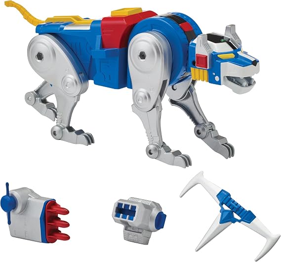 Voltron 1984 Classic Series Legendary Deluxe Action Figure Blue Lion / Voltron 1984 Classic Legend Blue Lion Parallel Import Version Netflix Beast King Golion Robot Anime Combined Voltron 2018