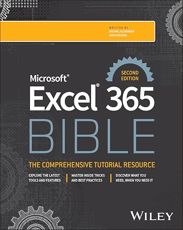 Microsoft Excel 365 Bible