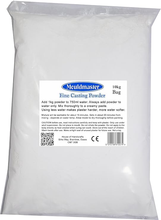 Mouldmaster 10 Kg Plaster of Paris, White