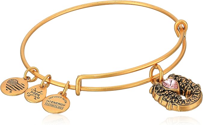 Alex and Ani Love & Luck' Charm Bangle