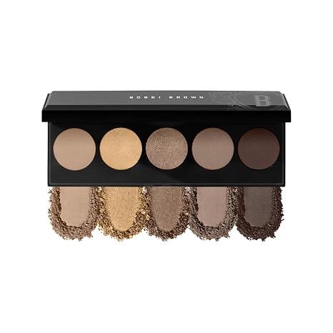 Bobbi Brown All Nudes Eyeshadow Palette | 5-Shade Matte & Metallic Neutral Eyeshadow Palette for All Skin Tones with Richly Pigmented Shades in Complementary Colors