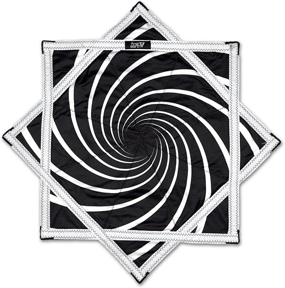 First Earth Flow Star - Dapo Star - Flow Toy Spiral 2 (UV), 25.5" - Regular