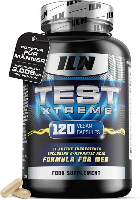 Test Xtreme: Testosterone Booster – Muscle Growth & Strength (120 Tablets)