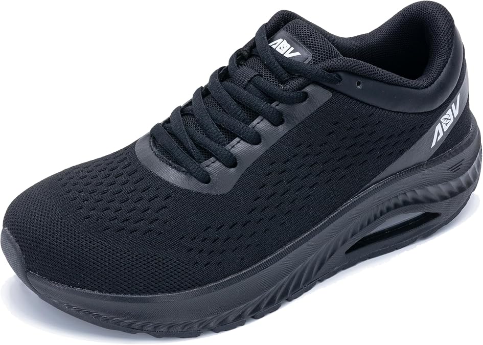 AOV Wide Toe Box Shoes Women's Arch Support Walking Sneakers
