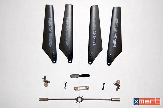 Syma S108g Full Set Replacement Parts, Main Blades, Tail Blade, Connect Buckle Balance Bar, Spare Main Grips