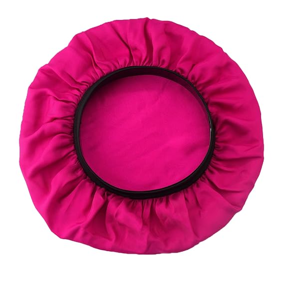 Evolve Satin Wide Edge Bonnet Fuchsia Pink