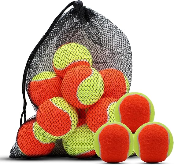 SHYUJAJIE 20 Pack Kid Tennis Balls,25%/50%/75% Low Compression Stage