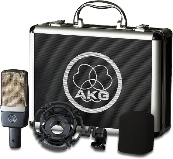 AKG C214 Professional large-diaphragm condenser microphone Stereo Set Matched Pair