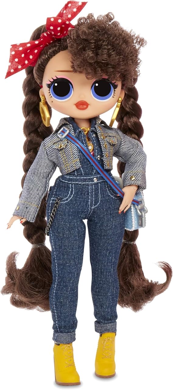 L.O.L. Surprise! 565116E7C O.M.G. Fashion Doll Busy B.B. Series 2 Ankleide- und Sammelpuppe mit Haaren und 20 Überraschungen 27 cm