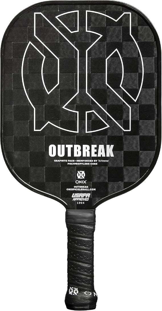 Onix Outbreak Pickleball Paddle Reinforced by TeXtreme Technology for Improved Performance and Stronger Play