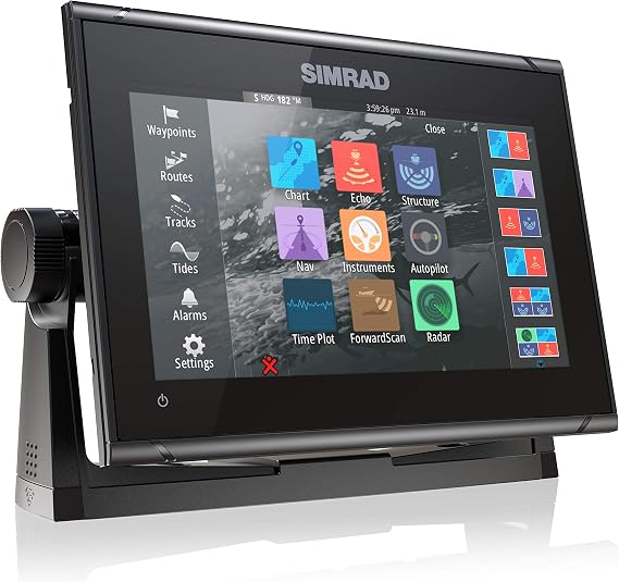 Simrad GO9 XSE - Chartplotter (No Transducer) with C-MAP Discover Chart Card,000-13210-002