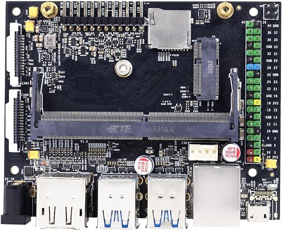 Yahboom Jetson Nano 4GB Carrier Board Based On Jetson Nano 4GB SUB/B01 Core Module, Electronic Project Development