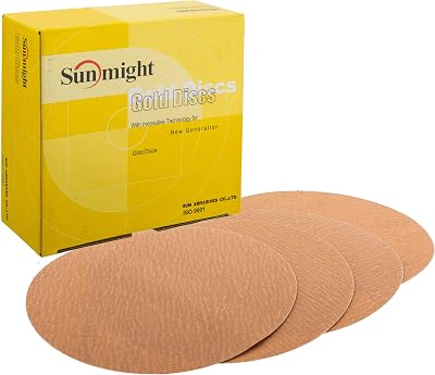 Sunmight Gold 6 320G Grip No Hole Disc, 02414, 50 Discs