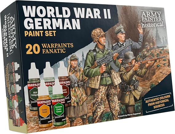 The Army Painter, Historical WWII German Paint Set, 20 x 18 ml