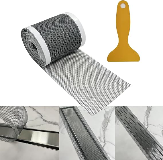 Neodrain 1 PCS Linear Shower Drain Hair Catcher, 3.5" X33FT, for Neodrain 2.75" Width Tile-Drain/Linear Drain