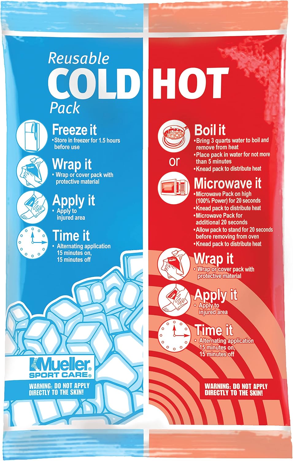 Mueller ColdHot Reusable 6 x 9 Pack of 12