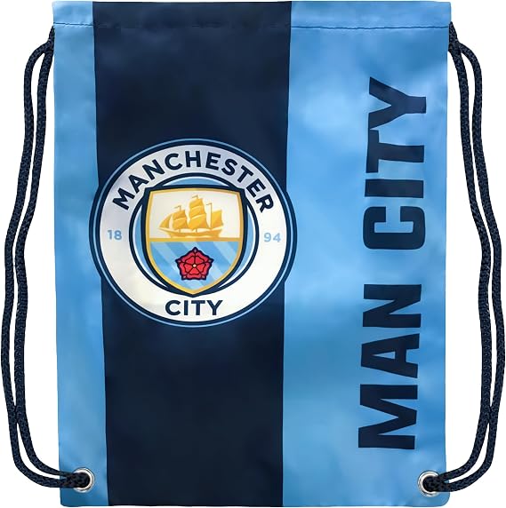 Icon Sports Manchester City Drawstring Cinch Bag - Unisex - MC13CS-LB