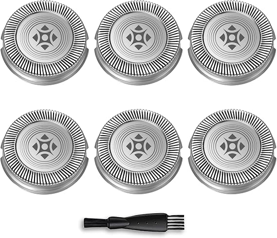 Philips Norelco Elektrikli Tıraş Makineleriyle Uyumlu SH30 Yedek Başlıklar. (6-Gümüş SH30)