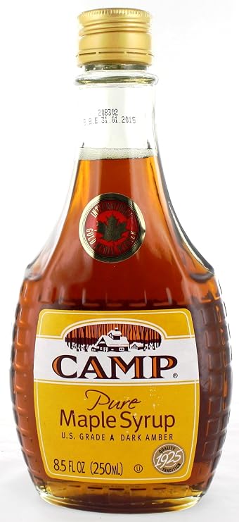 Camp 100% Pure Maple Syrup, 8.5-Ounce Bottle
