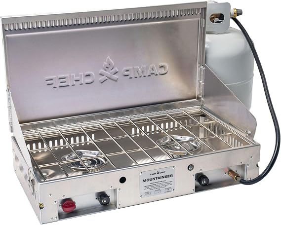 Camp Chef Mountaineer Aluminum Cooking System, Silver, MS40AX