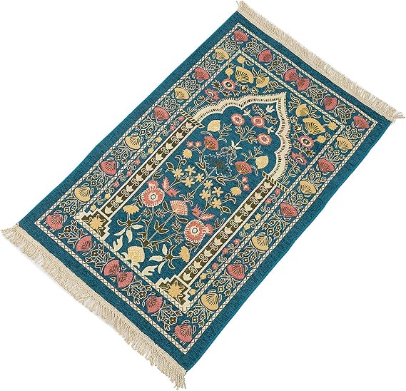 Portable Prayer Rug - Foldable Mat for Men & Women, Perfect Muslim Gift, 110x70cm
