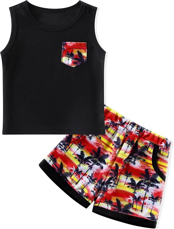 Toddler Boy Clothes Boys Summer Outfits 2 Piece Clothing Set 1-5T