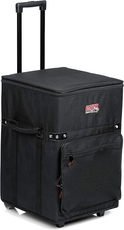 Gator Cases Utility Series Cargo Case with Lift-Out-Tray, Wheels, and Retractable Pull Handle, 13.5" x 12.75" x 14" (GX-20)