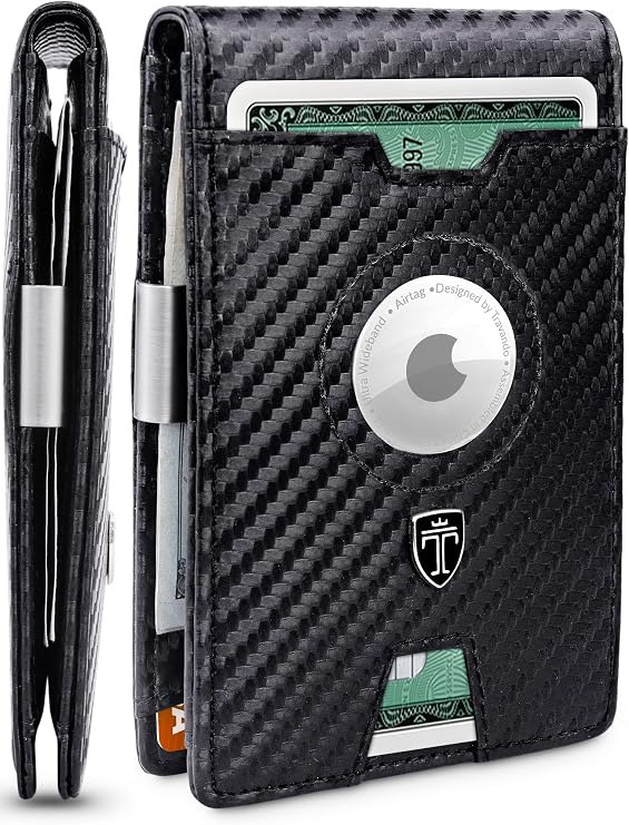 TRAVANDO SWYPE & AUSTIN AirTag* Slim Wallet for Men