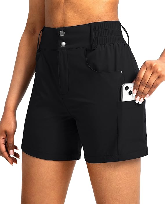 Viodia Women's 5" Hiking Golf Shorts with Pockets