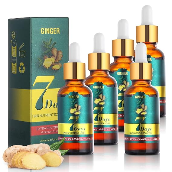 Hair Growth Serum for Hair Loss for Women, Ginger Germinal Oil Hair Serum for Hair Growth, Hair Growth Oil Hair Loss Treatments for Men,Hair Thinning Treatment for Women Stop Hair Loss Hair