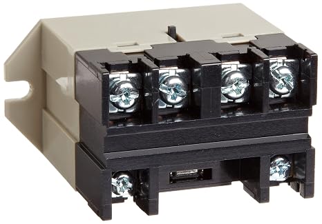 Omron G7L-2A-BUBJ-CB-DC24 General Purpose Relay With Test Button, Class B Insulation, Screw Terminal, Upper Bracket Mounting, Double Pole Single Throw