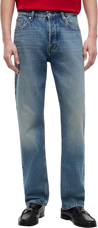 Tommy Hilfiger Men's Regular Straight Dover Tye Blue Mw0mw42806 Straight