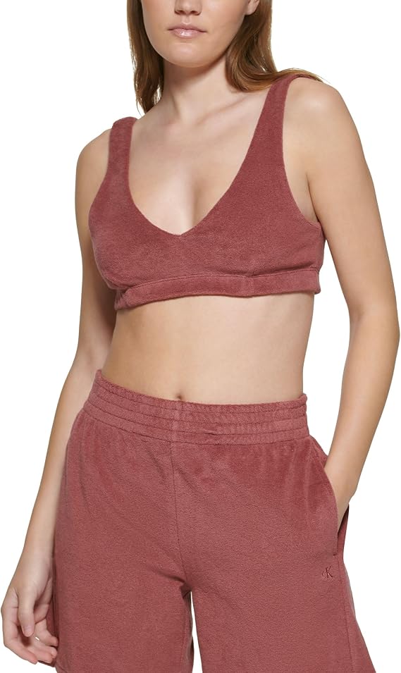 Calvin Klein Jeans V-Neck Bralette Sedona M