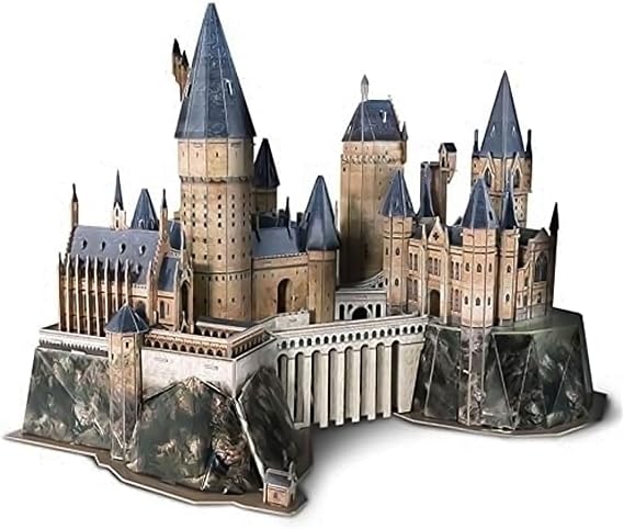 Puzzle - 3D Puzzle: Harry Potter: Hogwarts Castle (Medium) - 197 Piece Puzzles for Kids and Adults Ages 14+