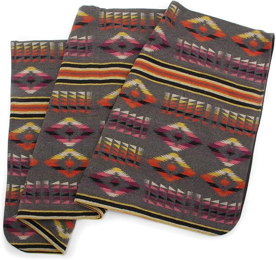 Ruth&Boaz Outdoor Wool Blend Blanket Ethnic Inka Pattern(T)