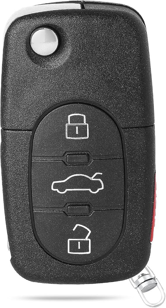 Keyecu Replacement Smart Remote Car Key Fob for Volkswagen Cabrio Beetle Golf Jetta Passat 1998-2002 NBG8137T 1J0 959 753 F 315MHz ID48 Chip 3+1 Buttons