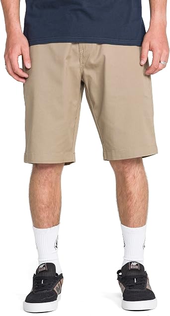 Volcom Men's Vmonty Chino Shorts 22 Outseam, Relaxed Fit, Durable Cotton Fabric