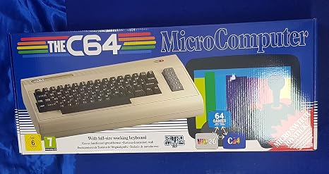 C64 MAXI MICRO COMPUTER CONSOLE 64 + Joystick.