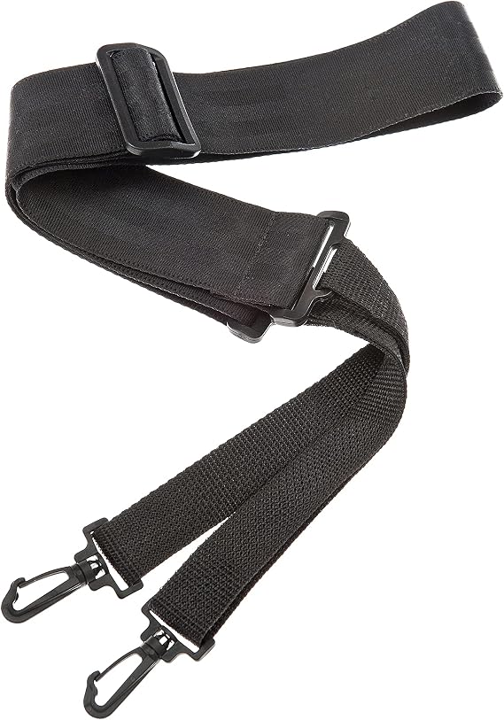 D'Addario Accessories Banjo Strap with Clips - Strap for Banjo - Banjo Accessories - Nylon - Black