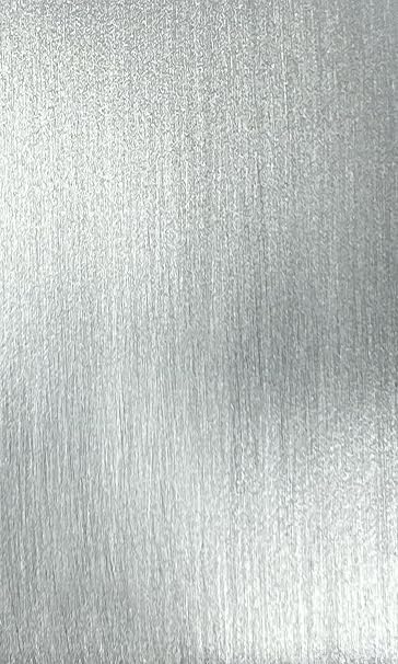 Natural Brushed Zinc Sample for CT Copper Tailor Custom Zinc Range Hoods,2" by 3" Sheet