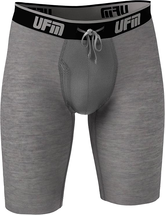 UFM 9" Viscose Boxer Brief w/Patented Adj. Support Pouch REG Support
