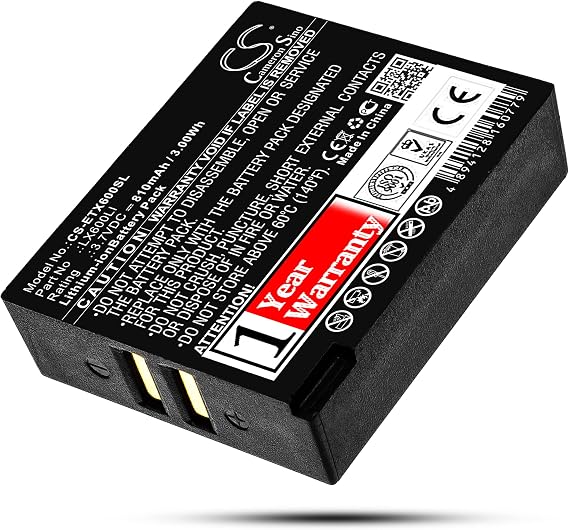 LX600LI Battery Replacement for Eartec Hub Systems HUB Ultralite Eartec LX600LI Battery