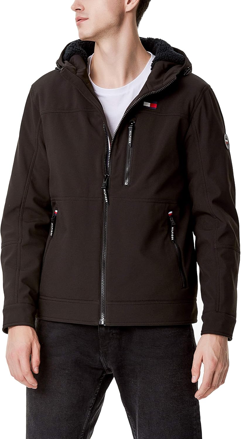 Tommy Hilfiger Men's Softshell Jacket With Sherpa Lining Jacket