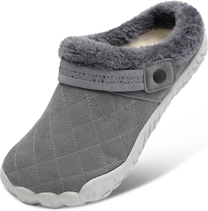 Besroad Womens Mens Slippers Furry House Shoes Fuzzy Fluffy Bedroom Clogs