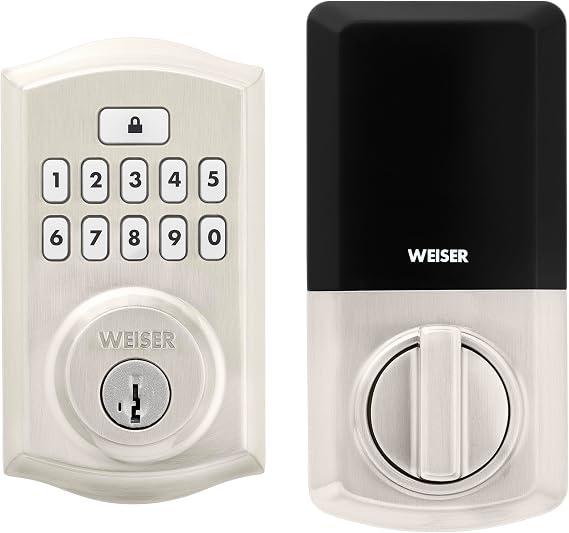 SmartCode Electronic Keypad Deadbolt - Satin Nickel